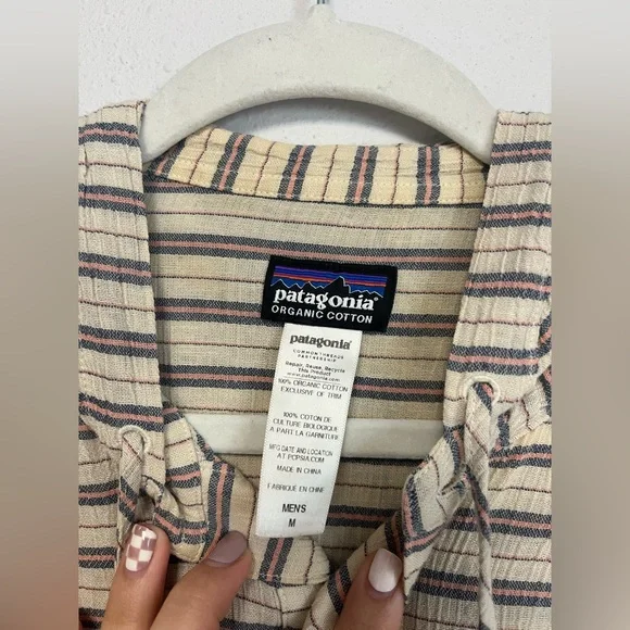 Mens Patagonia Cotton Lightweight Hoodie Size Medium - Picture 2 of 3